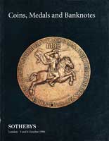 Лот №611, Sotheby's, London 3-4 October 1996 in London года. Sale LN6594. Coins, Medals and Banknotes including the collection of Renaissance and later Medals formed by Cyril Humphris and Russian Coins from the Fuchs Collection (Part II: Paul I to present day)..