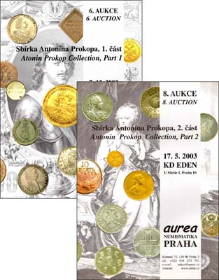 Лот №878,  Aurea Numismatika. Лот из двух аукционных каталогов. Коллекция Антонина Прокопа.