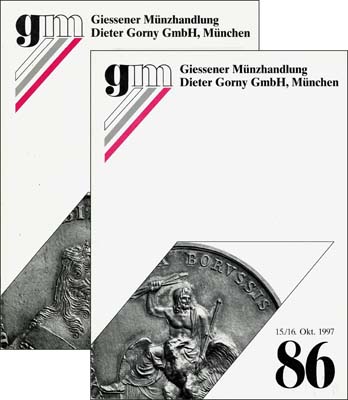 Лот №886,  Лот из 2 аукционных каталогов фирмы Gorny&Mosch Giessener Munzhandlung Dieter Gorny.