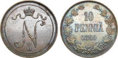 Лот №485, 10 пенни 1899 года.