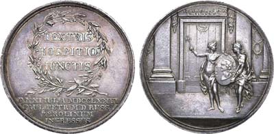 Лот №379, Медаль 1776 года. В память визита Великого Князя Павла Петровича в Берлин.