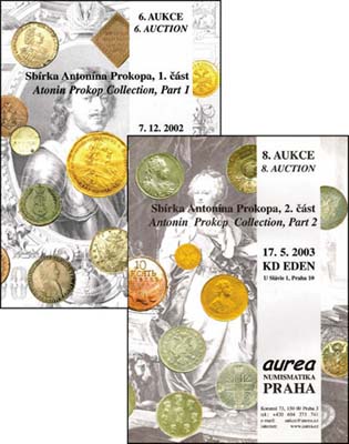 Лот №968,  Aurea Numismatika. Лот из двух аукционных каталогов. Коллекция Антонина Прокопа.