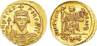 Лот №2,  Византийская империя. Император Фока. Солид 602-610 гг.