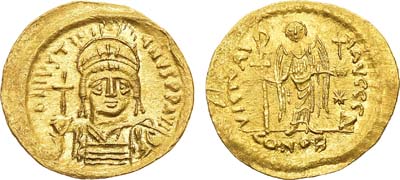 Лот №4,  Византийская Империя. Император Юстиниан I. Статер 542-565 гг.