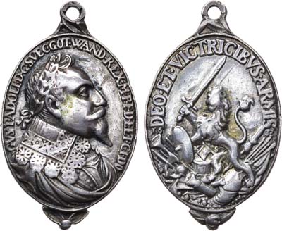 Лот №57,  Королевство Швеция. Наградная медаль 1632 года. Густав II Адольф. В память военных побед Густава II Адольфа (Великого). 