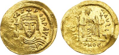 Лот №8,  Византийская Империя. Император Фока. Солид 603 года.