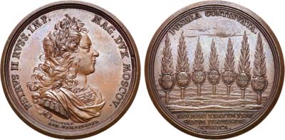 Лот №126, Коллекция. Медаль 1730 года. В память кончины Императора Петра II.