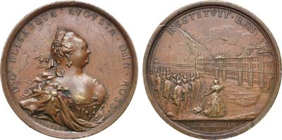 Лот №204, Коллекция. Медаль 1741 года. В память восшествия на престол Императрицы Елизаветы Петровны.