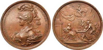 Лот №286, Коллекция. Медаль 1762 года. В память восшествия Императрицы Екатерины II на престол.