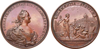 Лот №291, Коллекция. Медаль 1762 года. В память освобождения заключённых.