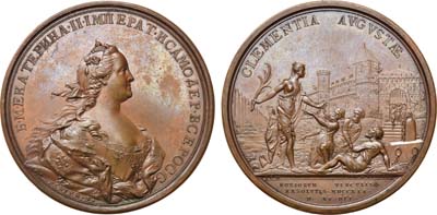 Лот №292, Коллекция. Медаль 1762 года. В память освобождения заключенных.