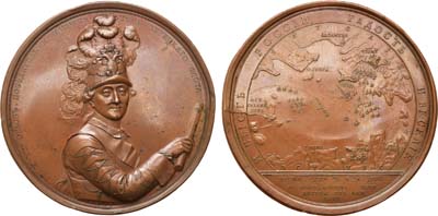 Лот №331, Коллекция. Медаль 1770 года. В честь графа А.Г. Орлова от адмиралтейств коллегии.