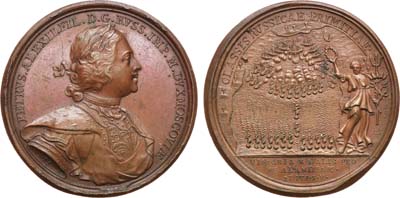 Лот №56, Коллекция. Медаль 1714 года. В память морского сражения при мысе Гангут.