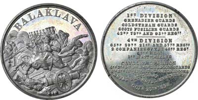 Лот №633, Коллекция. Медаль 1854 года. В память сражения при Балаклаве.