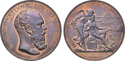 Лот №779, Коллекция. Медаль 1896 года. В память 50-летия Финляндского общества художеств.
