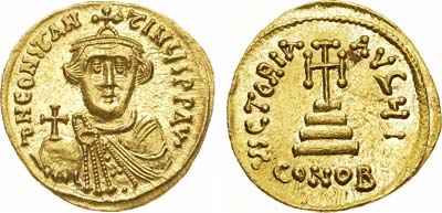 Лот №27,  Византийская Империя. Император Констант II. Солид 641-668 гг.