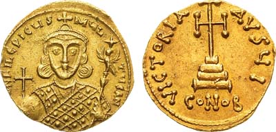 Лот №14,  Византийская Империя. Император Филиппик Вардан. Солид 711-713 гг.