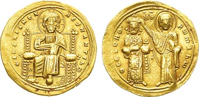 Лот №15,  Византийская империя. Император Роман III Аргир. Гистаменон 1028-1034 гг.