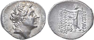 Лот №13,  Вифинийское царство, Царь Никомед IV Филопатор. Тетрадрахма  94-74 гг. до н.э..