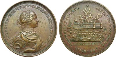 Лот №151, Медаль 1702 года. В память взятия г. Шлиссельбурга.