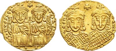 Лот №39,  Византийская империя. Император Лев IV. Солид 778-780 гг.