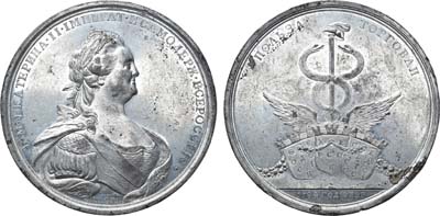 Лот №429, Медаль 1784 года. В память дозволения свободной торговли городам: Херсону, Севастополю и Феодосии.