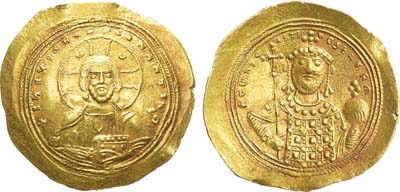 Лот №42,  Византийская империя. Император Константин IX Мономах. Гистаменон 1042-1055 гг.