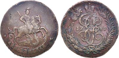 Лот №439, 2 копейки 1789 года. АМ.