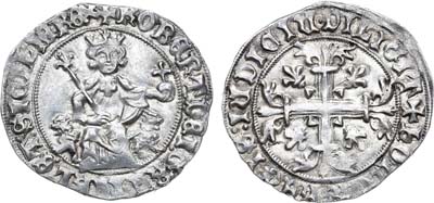 Лот №69,  Италия. Королевство Неаполь. Король Роберт Анжуйский. Джильято 1309-1343 гг.