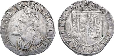 Лот №86,  Священная Римская империя. Франция. Безансон. Тестон 1624 года с титулом императора Карла V.