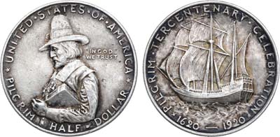 Лот №98,  США. 1/2 доллара (50 центов) 1920 года.