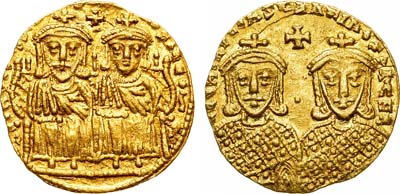 Лот №136,  Византийская империя. Император Лев IV Хазар. Солид 775-780 гг.
