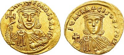 Лот №139,  Византийская империя. Император Никифор I. Солид 803-811 гг.