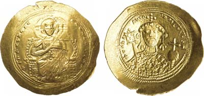 Лот №146,  Византийская империя. Император Константин IX Мономах. Гистаменон 1042-1055 гг.