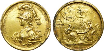 Лот №433, Медаль 1762 года. В память восшествия Императрицы Екатерины II на престол.