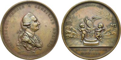 Лот №468, Медаль 1780 года. В честь надворного советника Ф.П. Фреезе.