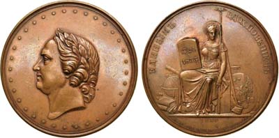Лот №589, Медаль 1838 года. В память открытия Императорского Санкт-Петербургского университета в здании Двенадцати коллегий.