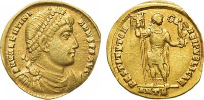 Лот №77,  Римская империя. Император Валентиниан I. Солид 364 года.