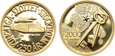 Лот №326,  Королевство Швеция. Король Карл XVI. 2000 крон 2004 года.