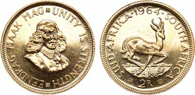 Лот №243,  ЮАР. 2 ранда 1964 года.