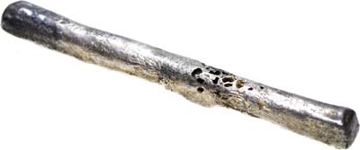 Лот №257,  Платежный слиток. Гривна Новгородского типа второй половины XIII - начала ХIV вв.