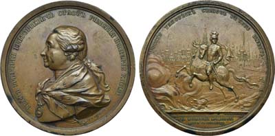 Лот №412, Медаль 1771 года. В честь графа Г.Г. Орлова.