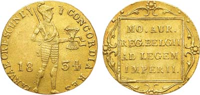 Лот №563, Дукат 1834 года. Санкт-Петербургский монетный двор.