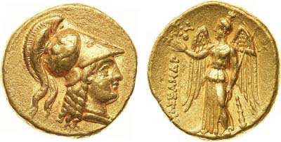 Лот №12,  Древняя Греция. Македонское царство. Царь Александр III Великий. Статер 336-323 гг до н.э.