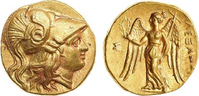 Лот №14,  Древняя Греция. Македонское царство. Царь Александр III Великий (Македонский). Статер 316-315 гг. до н.э.