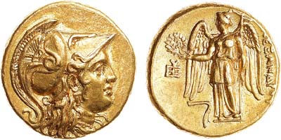 Лот №16,  Древняя Греция. Македонское царство. Царь Александр III Великий (Македонский). Статер 322-319 гг. до н.э.