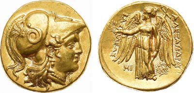 Лот №19,  Древняя Греция. Македонское царство. Царь Александр III Великий. Статер 311-300 гг до н.э.