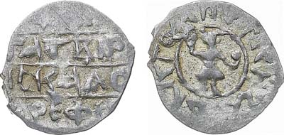 Лот №215,  Великое Княжество Тверское. Великий Князь Михаил Борисович. Денга 1461-1470 гг.
