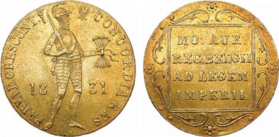Лот №562, Дукат 1831 года. Польский мятеж.