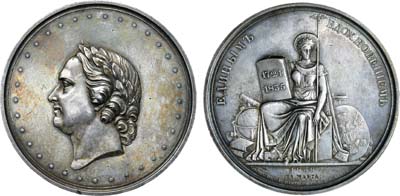 Лот №597, Медаль 1838 года. В память открытия Императорского Санкт-Петербургского университета в здании Двенадцати коллегий.
